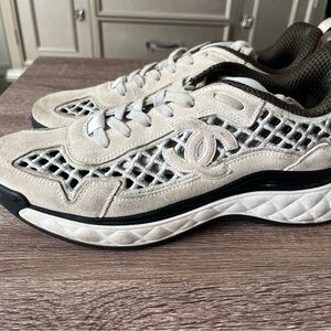 Used Chanel sneakers unisex 100 percent authentic